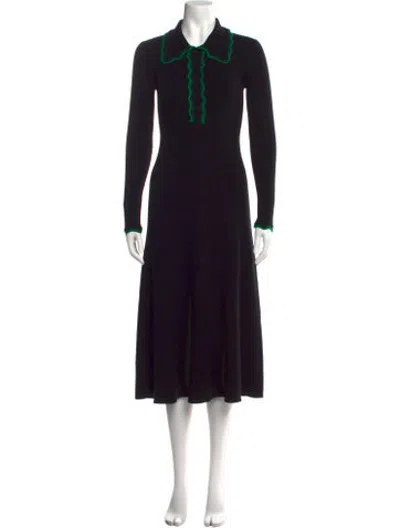 Pre-owned Cefinn Midi Length Dress In Black