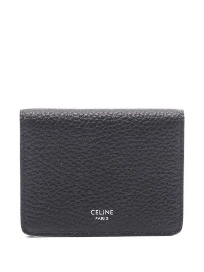 Pre-owned Celine 2020s Bifold Card Holder In Black