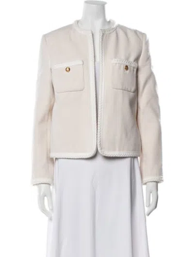 Pre-owned Celine 2022 Tweed Blazer In Pink