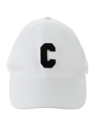 Pre-owned Celine Baseball Cap In White
