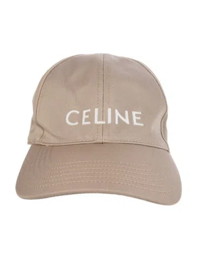 Pre-owned Celine Beige Baseball Cap Size M In Neutrals