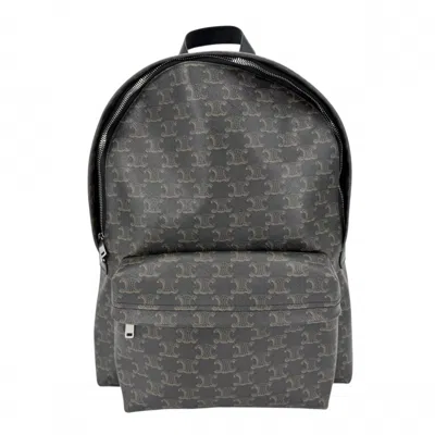 Pre-owned Celine Black Brown Leather Backpack () In Black, Brown