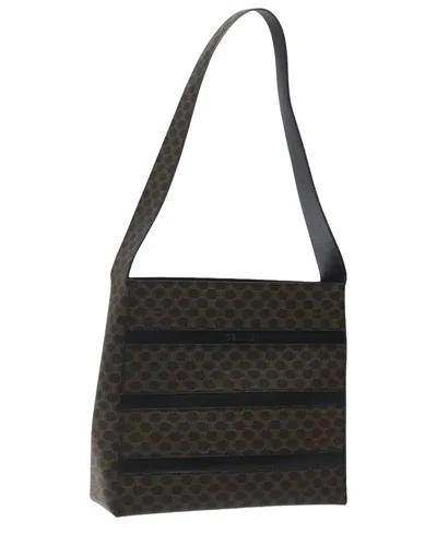Pre-owned Celine Black Canvas Backpack (authentic Pre-loved)