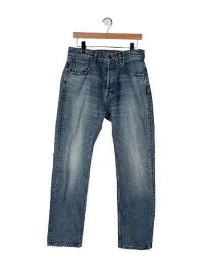Pre-owned Celine Boyfriend Straight Leg Jeans In Blue