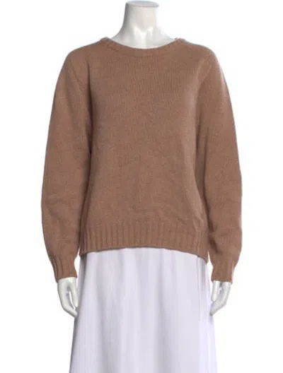 Pre-owned Celine Cashmere Crew Neck Sweater In Neutrals
