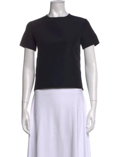 Pre-owned Celine Crew Neck Short Sleeve T-shirt In Black