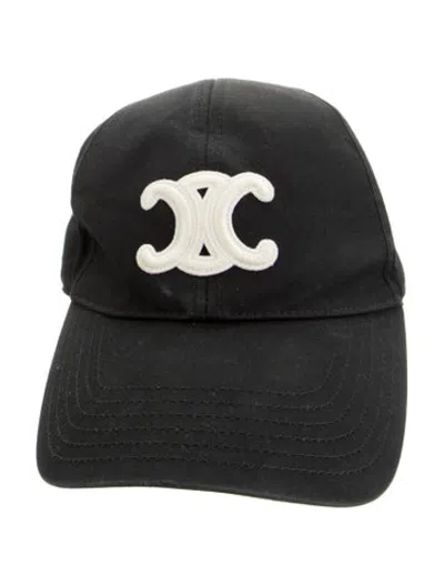 Pre-owned Celine Embroidered Baseball Cap In Blue