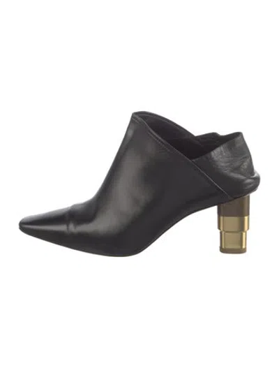 Pre-owned Celine Leather Boots In Black