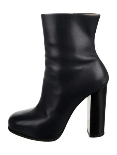 Pre-owned Celine Leather Boots In Blue