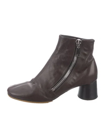 Pre-owned Celine Leather Boots In Brown