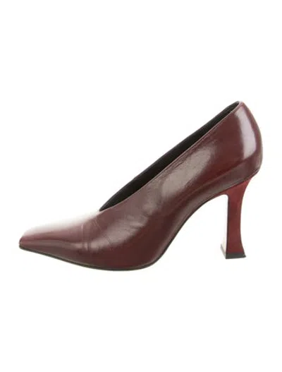 Pre-owned Celine Leather Pumps In Red