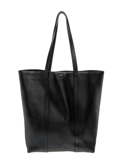 Pre-owned Celine Leather Tote In Black