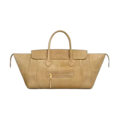 Celine Medium Tote Bag In Beige