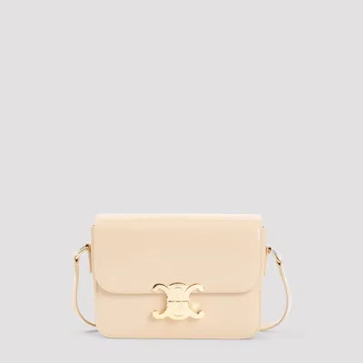Celine Mini Shoulder Handbag With Stylish Buckle - 18.5cm W X 13.5cm H X 7cm D In Nude & Neutrals