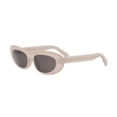 Celine Modern Oval Sunglasses In Pink