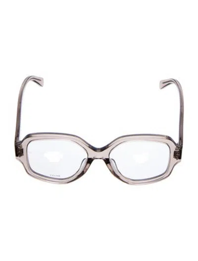 Pre-owned Celine Oversize Eyeglasses In Clear/neutrals