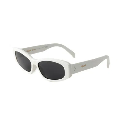 Celine Shiny Frame Unisex Sunglasses In Gray