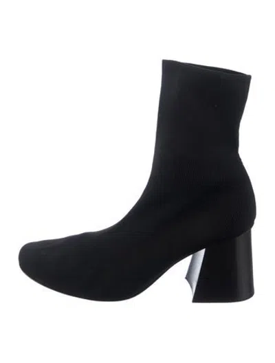 Pre-owned Celine Sock Boots In Black
