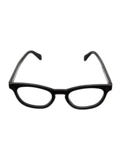 Pre-owned Celine Square Eyeglasses In Black