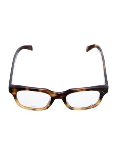 Pre-owned Celine Square Eyeglasses In Brown