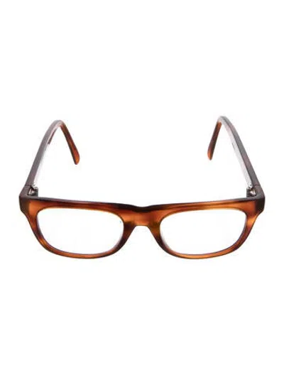 Pre-owned Celine Square Eyeglasses In Brown