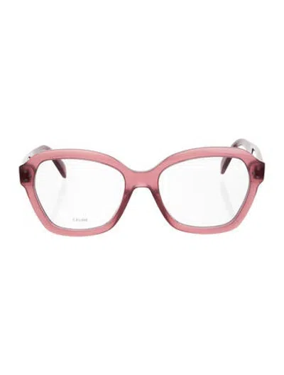 Pre-owned Celine Square Eyeglasses In Pink
