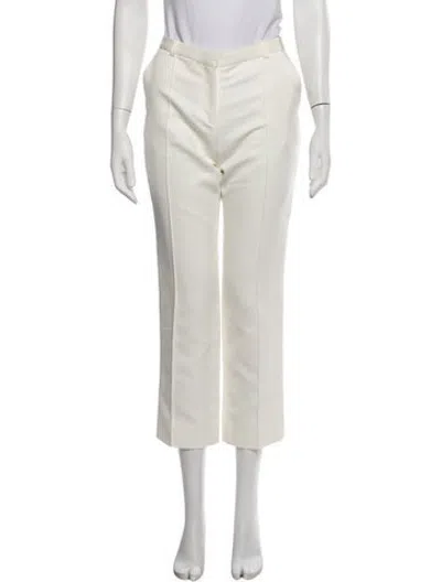Pre-owned Celine Straight Leg Pants In Neutrals