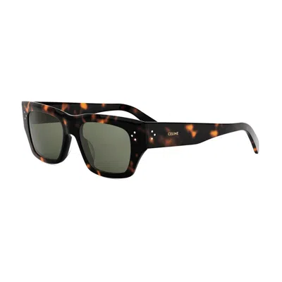 Celine Unisex 3-dot Hd Sunglasses In Brown