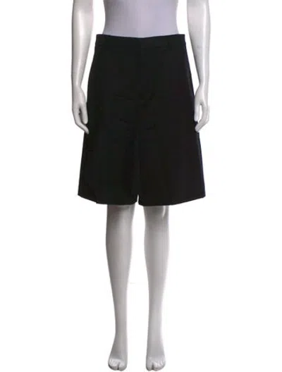 Pre-owned Celine Velvet Knee-length Shorts In Black