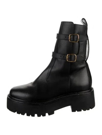 Pre-owned Celine Vintage 2022 Moto Boots In Black
