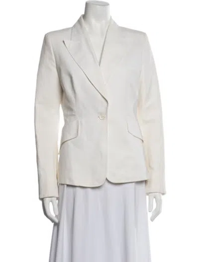 Pre-owned Celine Vintage Late 1990's - Early 2000's Blazer In White