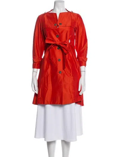 Pre-owned Celine Vintage Late 1990's - Early 2000's Coat In Red