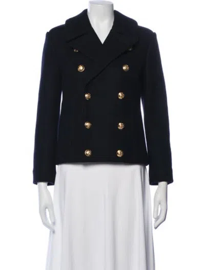 Pre-owned Celine Wool Blazer In Blue