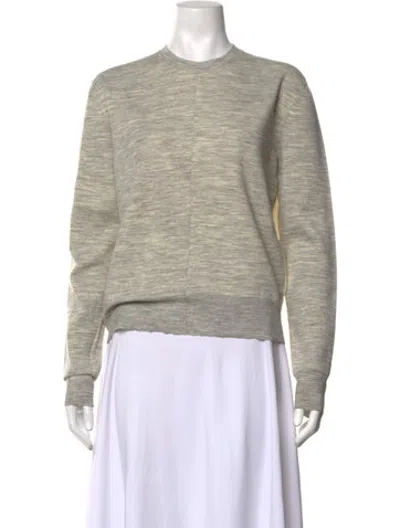 Pre-owned Celine Wool Crew Neck Sweatshirt In Neutrals