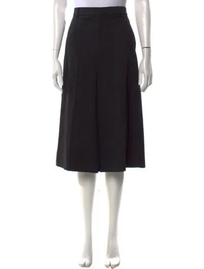 Pre-owned Celine Wool Knee-length Shorts In Black