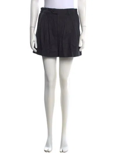 Pre-owned Celine Wool Mini Shorts In Grey