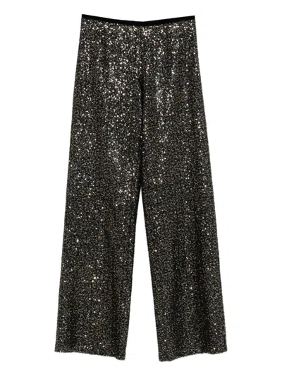 Cenere Gb Sequin Pants In Black