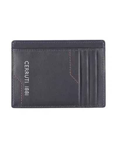 Cerruti 1881 Man Cardholder Midnight Blue Size - Cow Leather