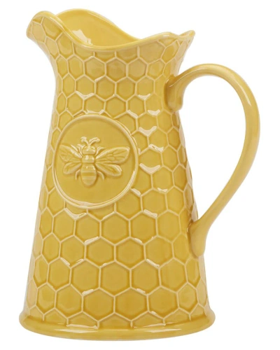 Certified International French Bees Embossed Honeycomb Pitcher In Miscellaneous