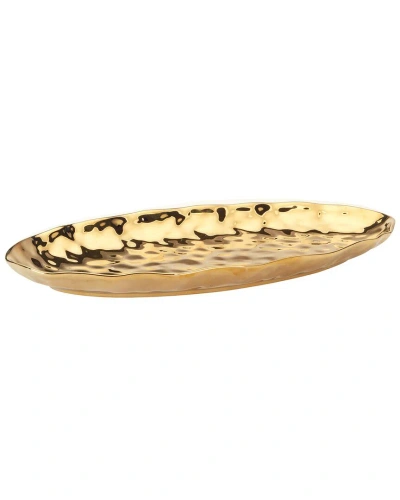 Certified International Gold Coast Oval Fish Platter