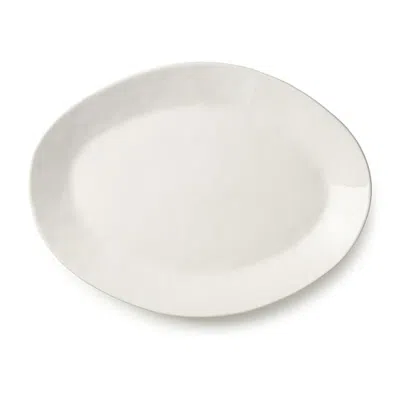 Certified International Stoneware Serving Platter In White