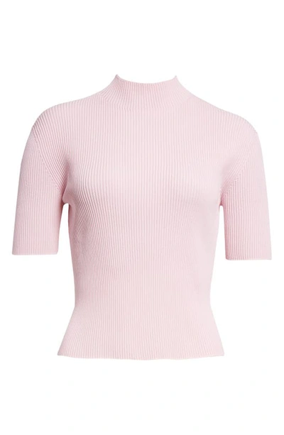 Cfcl Portrait Short Sleeve Rib Top In Pink