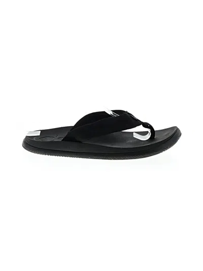 Pre-owned Chaco Flip Flops In Black