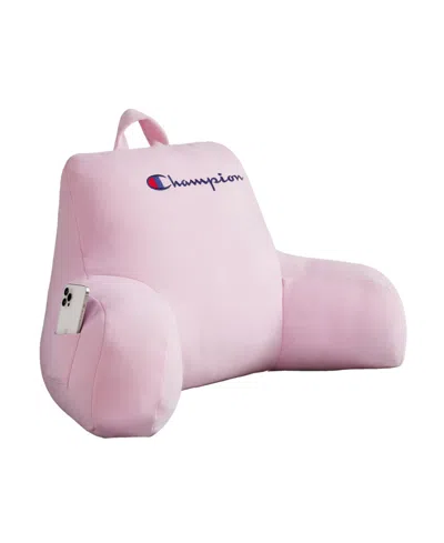Champion Jersey Knit Backrest Pillow, 30" X 17" In Pink