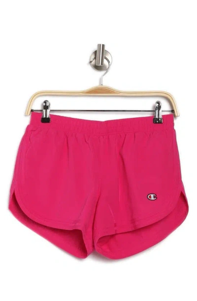 Champion Varsity Shorts In Fantastic Fuchsia