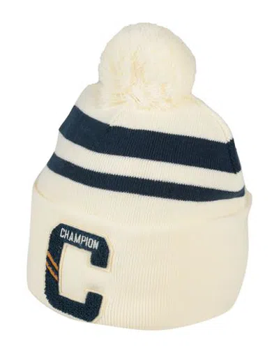 Champion Woman Hat Cream Size Onesize Acrylic In White