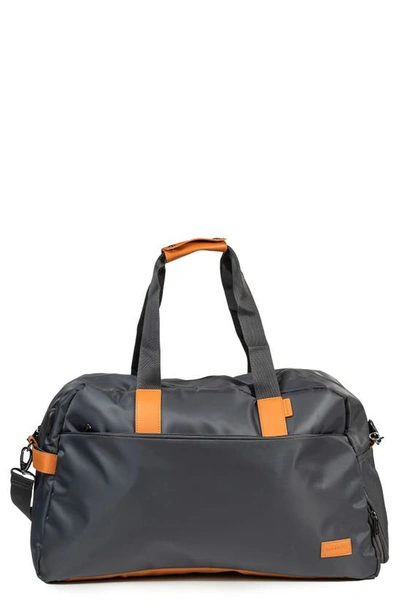 Champs Water Resistant Nylon Duffle Bag In Gray
