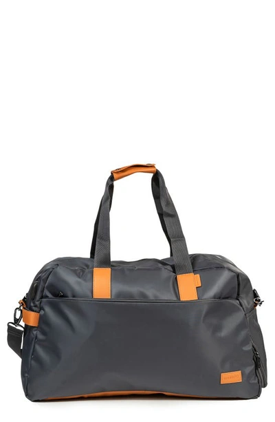 Champs Water Resistant Nylon Duffle Bag In Black