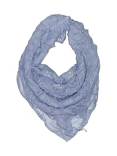 Pre-owned Chan Luu Scarf In Blue