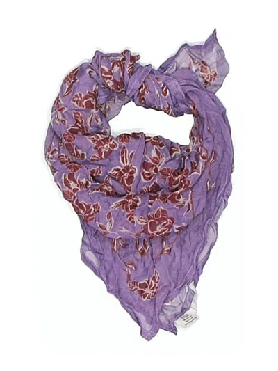 Pre-owned Chan Luu Scarf In Purple